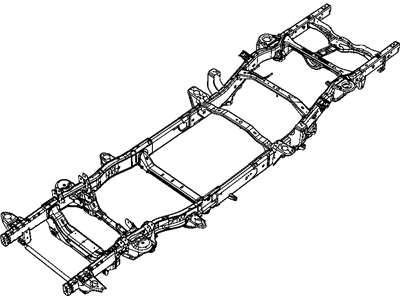 Dodge 55398250AI FRAME ASSEMBLY Chassis