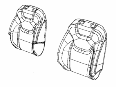 Mopar 6SS87DX9AD Cover Front Seat Back