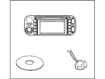 Dodge 82208715 RADIO AM/FM CD W/NAV/DVD & CD-CTRL