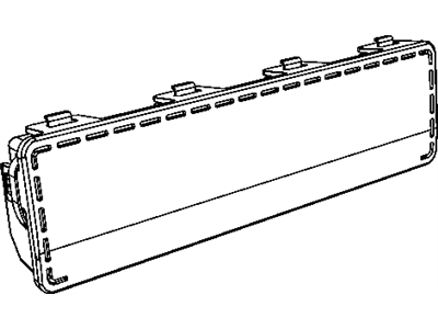 Mopar 5057792AG Kneeblocker Steering Column Opening Inflatable