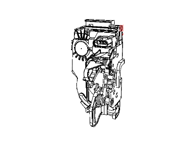 Mopar 68071880AB Latch Front Door