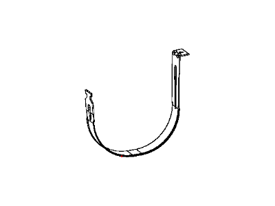 Ram 52102522AB STRAP Fuel Tank