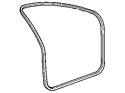 Chrysler UP92XXXAD WEATHERSTRIP Front Door Opening Body Mounted