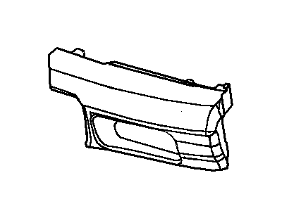 Chrysler 5288899AD FOAM Rear Bumper Fascia