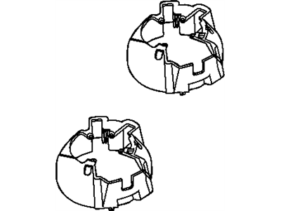 Mopar 1GA311DVAA Cover Steering Wheel Back