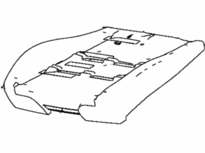 Dodge 68158127AB FOAM Seat Cushion Front