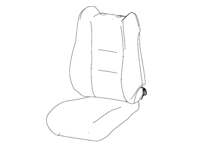 Mopar 6VK22JRRAA Cover Front Seat Cushion Mopar 6VK22JRRAA Cover Front Seat Cushion
