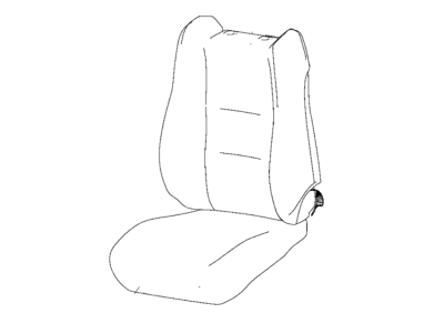 Mopar 6VK20JRRAA Cover Front Seat Back