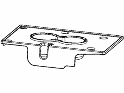 Mopar 5UN80DX9AA Armrest Rear Seat Cupholder Substrate