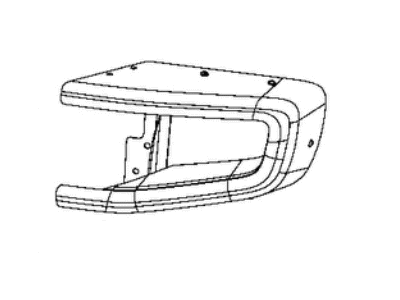 Jeep 68297573AB EXTENSION Bumper