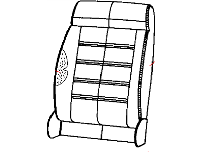 Mopar 1TY21JRRAA Cover Front Seat Back