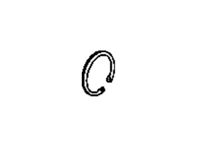 Chrysler 5139472AA RETAINING RING/SHIM Differential Bearing