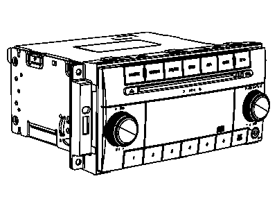 Mopar 5091164AB Radio Multi Media