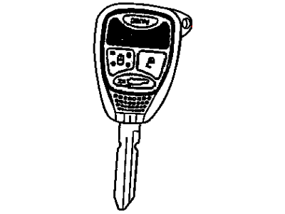Mopar 5135670AA Key Blank With Transmitter