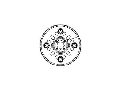 Dodge Caliber Flywheel - 53010352AC
