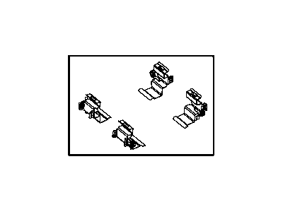Jeep 68225302AB SPRING KIT Brake Shoe Hold Down