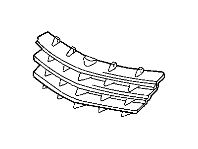 Chrysler 1BY14DX9AA GRILLE Radiator