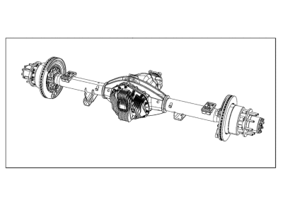 Ram 68282887AC Axle