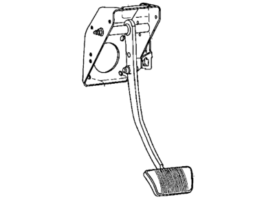 68303341AD Mopar Pedal Assembly Non Adjustable Illustration 1 of 1