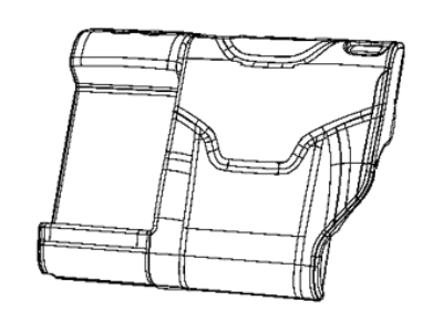 Jeep 6RU15DX9AB COVER Rear Seat Back 2nd Row Left