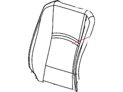 Mopar 5MV92DX9AA Cover Front Seat Back