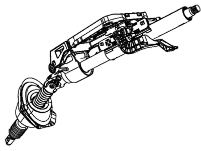 Dodge 68248471AC COLUMN Steering