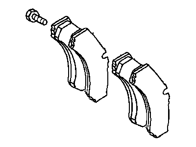 Mopar 5103790AA Pad Kit Disc Brake Mopar 5103790AA Pad Kit Disc Brake