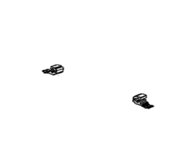 Jeep 68188685AA CLIP Sunshade Guide White