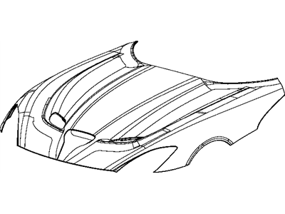 Dodge 68199406AE HOOD