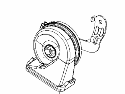 Jeep 68341195AA HORN AND BRACKET Low Note