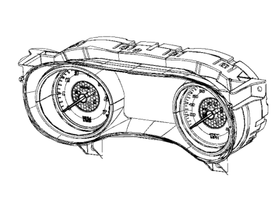 Dodge Charger Instrument Cluster - 68455935AB