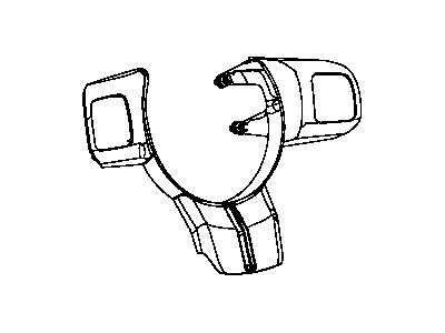 Jeep 1TE621DFAB BEZEL Steering Wheel