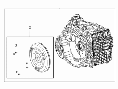 Jeep R8311995BA TRANSMISSION KIT With Torque Converter