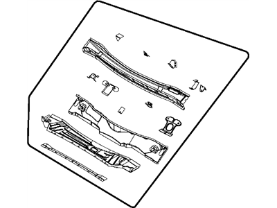 Mopar 5076102AC Panel Cowl