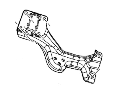 Mopar 5147135AC Bracket Engine Mount Left Side Rear