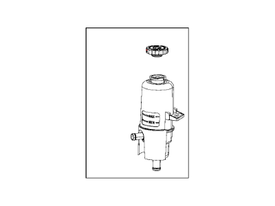 Mopar 68225510AA Reservoir Power Steering Fluid Includes Cap