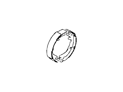 Dodge Stealth Brake Shoe Set - MB668906