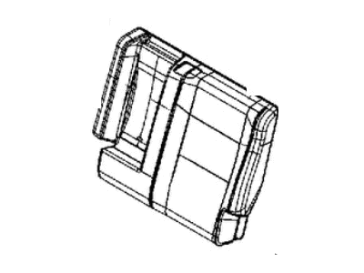 Jeep 6RT07DX9AA COVER Rear Seat Back Left