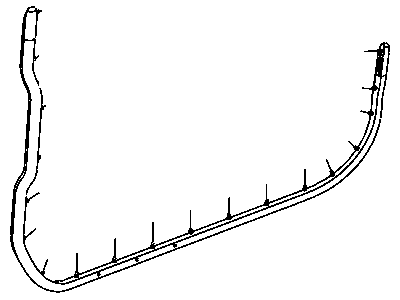 Mopar 55396710AF Seal Front Door