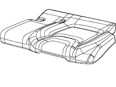 Jeep 5RA85DX9AC COVER Rear Seat Cushion Left