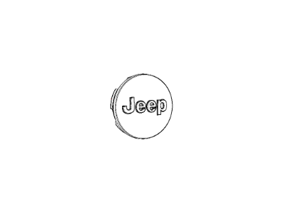 Jeep 1LB77RXFAB CAP Wheel Center
