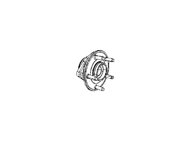 Jeep 68141123AB HUB AND BEARING Wheel