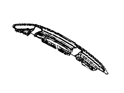 Dodge 68040044AI WEATHERSTRIP Front Door Mounted