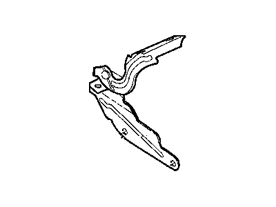 2000 Chrysler Sebring Hood Hinge - 4724321