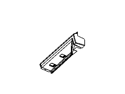 Mopar 5116248AA Molding Side Sill Rear