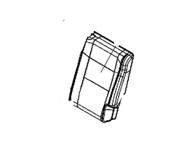 Mopar 6CT51DX9AA Cover Rear Seat Back Left