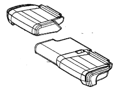 Jeep 6CT52DX9AA COVER Rear Seat Cushion