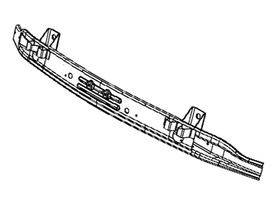 Jeep 5182506AB BEAM Front Bumper