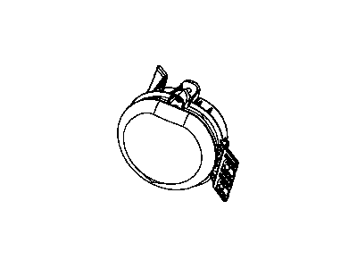 Dodge 55077475AD LAMP AND BRACKET Fog Lamp