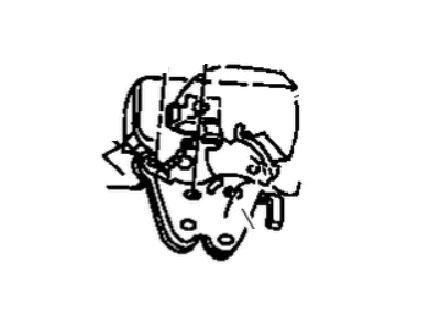 Chrysler Trunk Lid Latch - 4814033AC